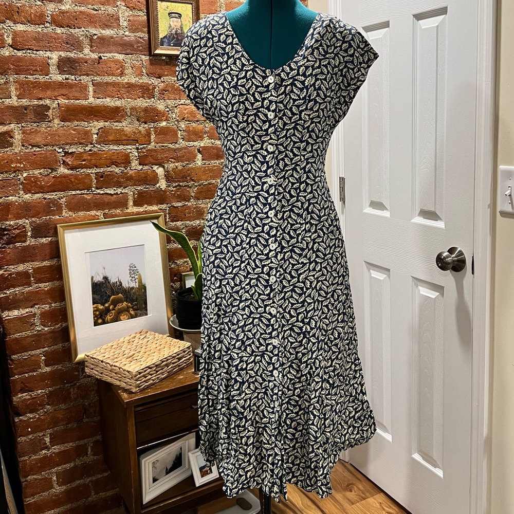 Vintage Banana Republic button down dress